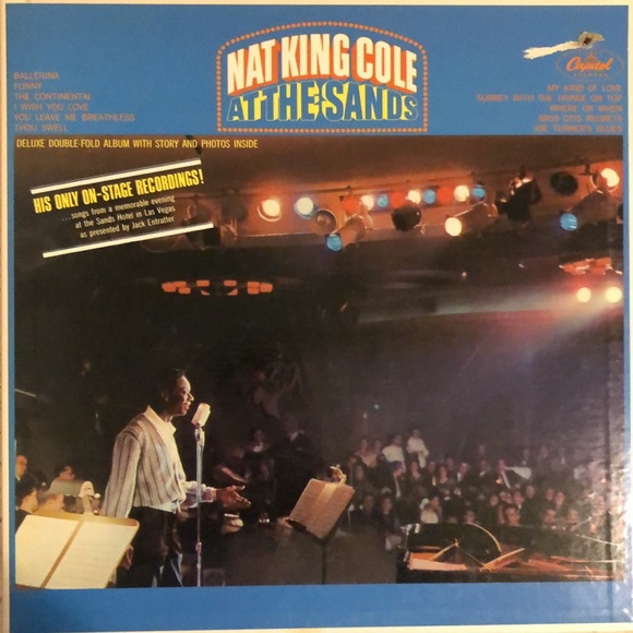 Nat King Cole At The Sands Vinyl Lp '66 - Picture 1 of 9